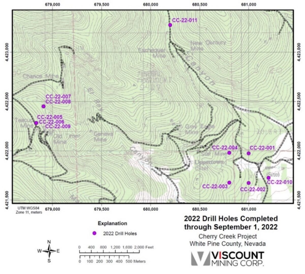 Viscount Mining/Centerra Gold Drills Bonanza Grade Silver in New Veins